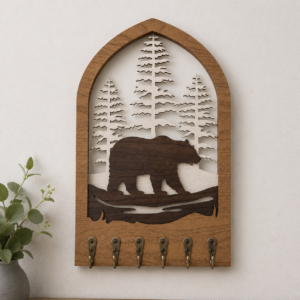 Bear Woodland Key Holder