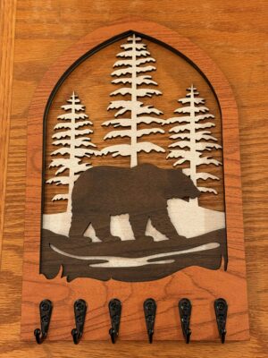 Bear Woodland Key Holder