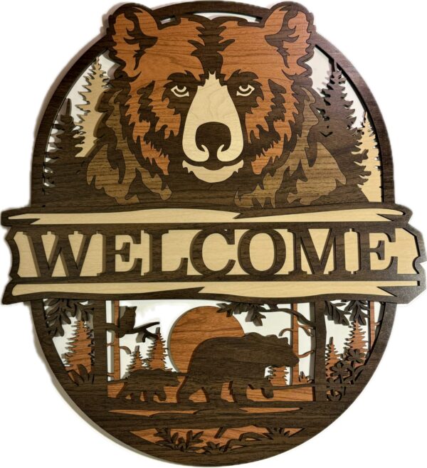 Bear Welcome Sign