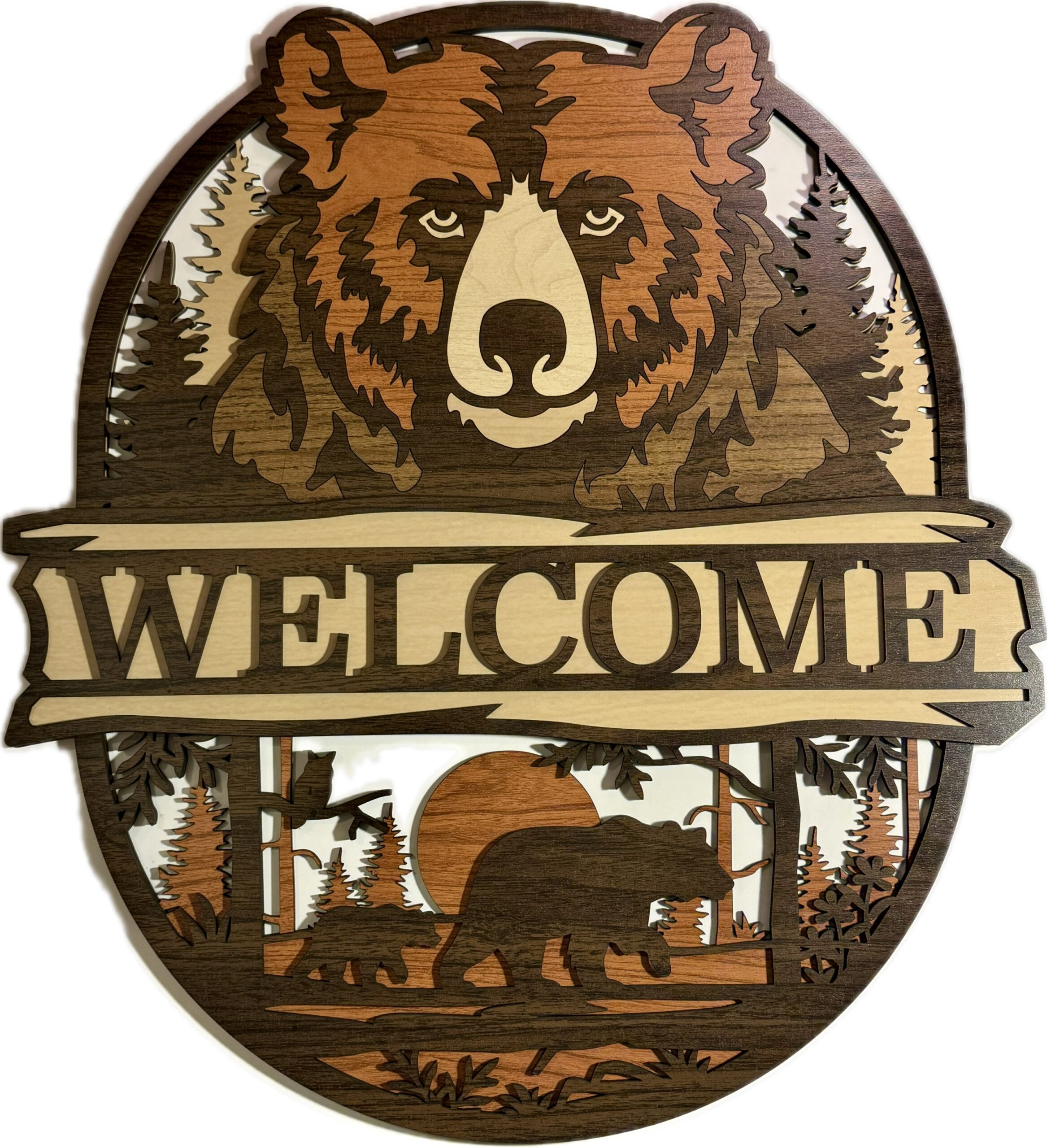 Bear Welcome Sign