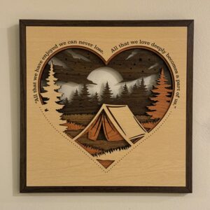 Camping Memories Layered Wall Art