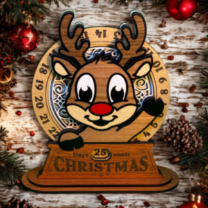 Rudolph Christmas Countdown Calendar