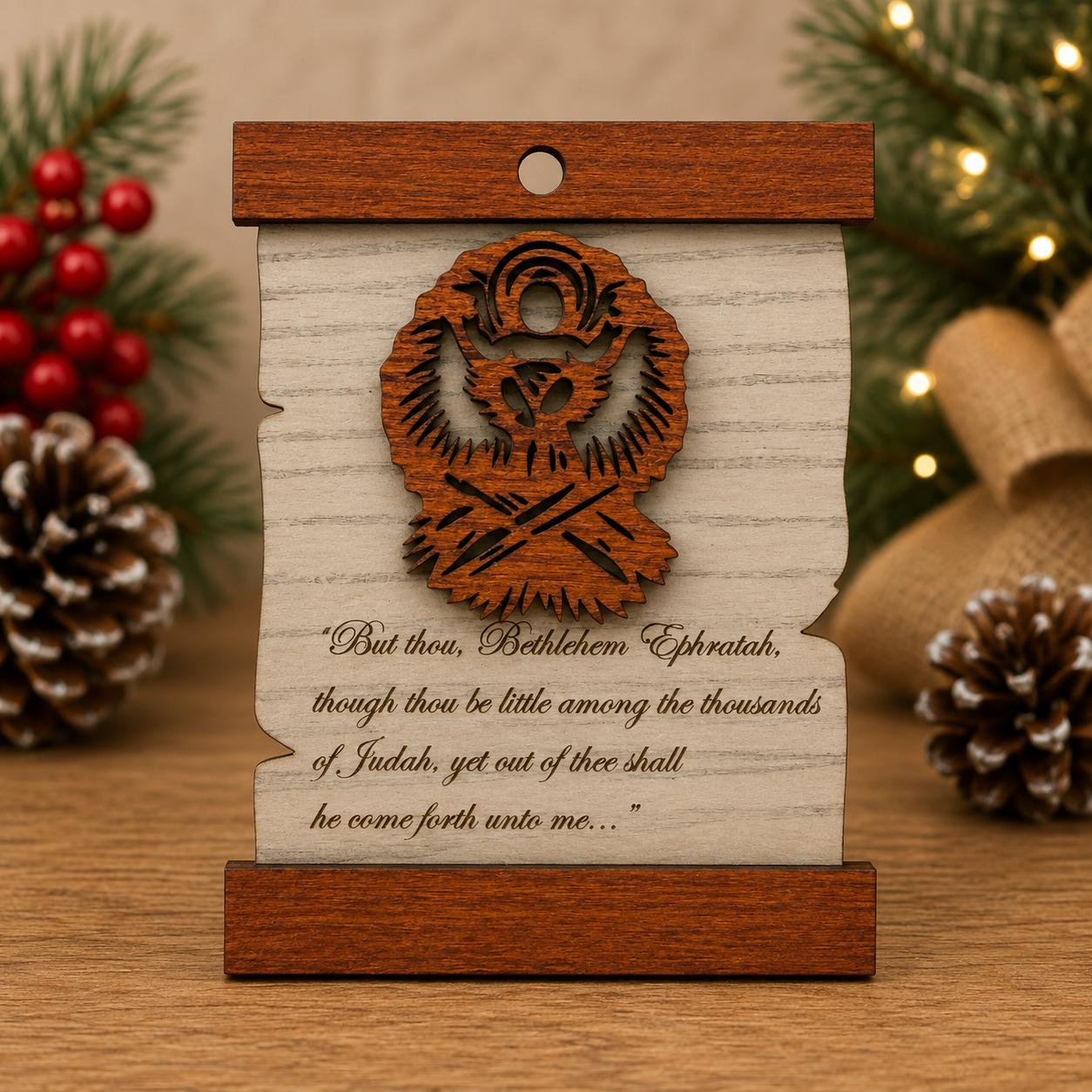 Christmas Scripture Scroll Ornament Collection - Image 4