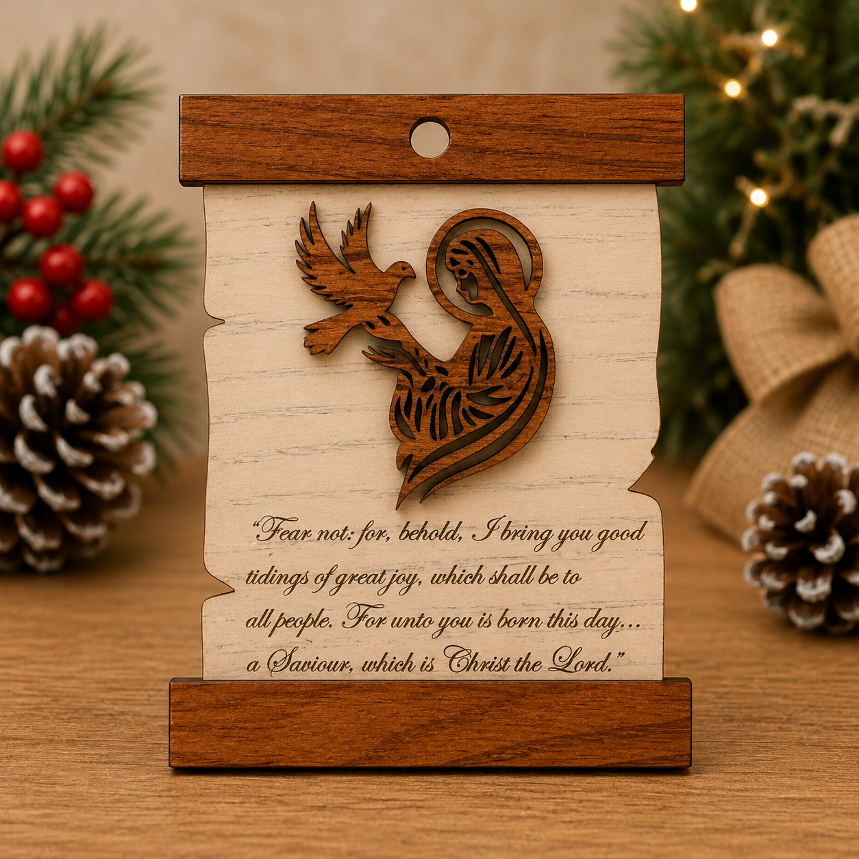 Christmas Scripture Scroll Ornament Collection - Image 7